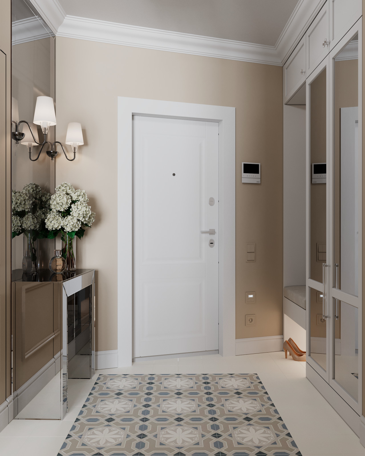 Американская классика в однокомнатной квартире