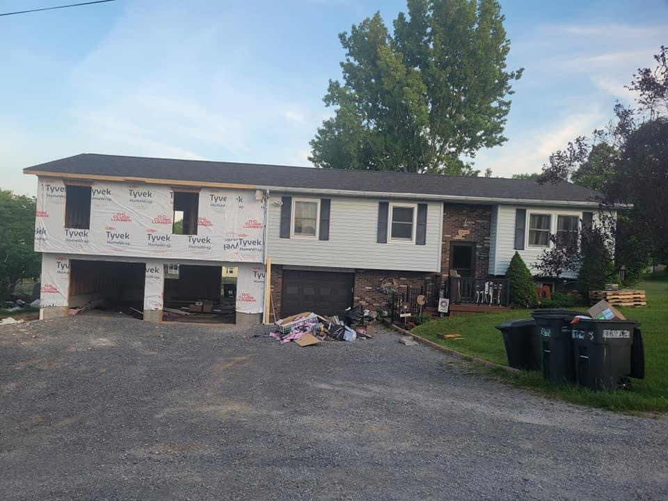 Garage and 2nd Floor Room Addition in progress