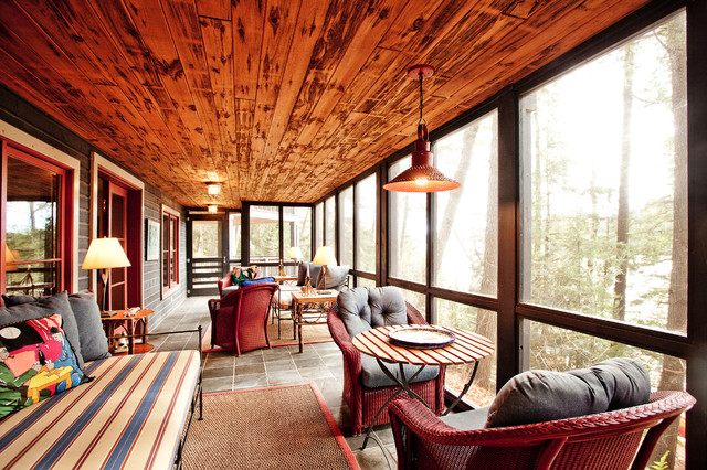 Stone Lake, Haliburton rustico-porche