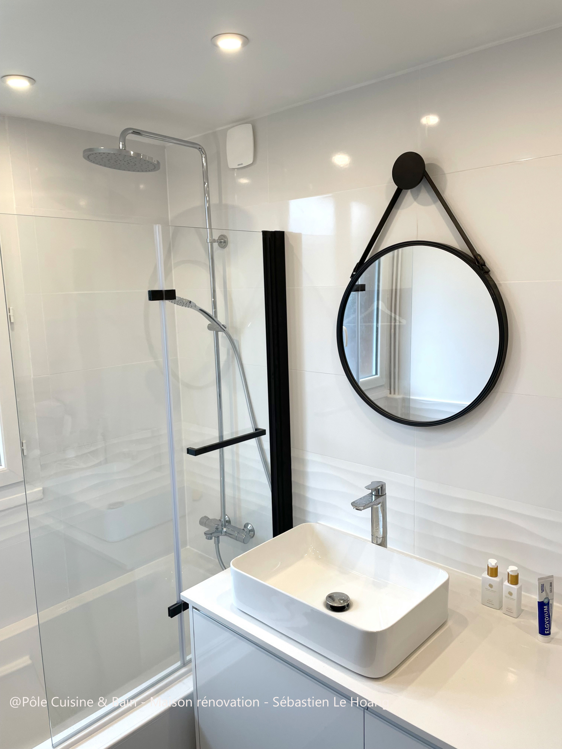 SALLE D'EAU: Rénovation complète de 1960 à 2021