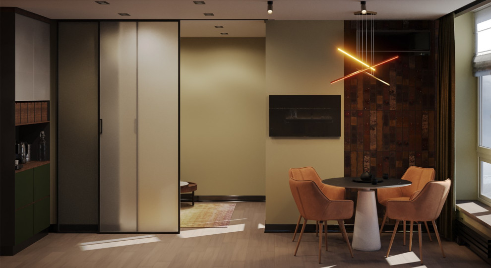 Необычная квартира с цветными радиаторами