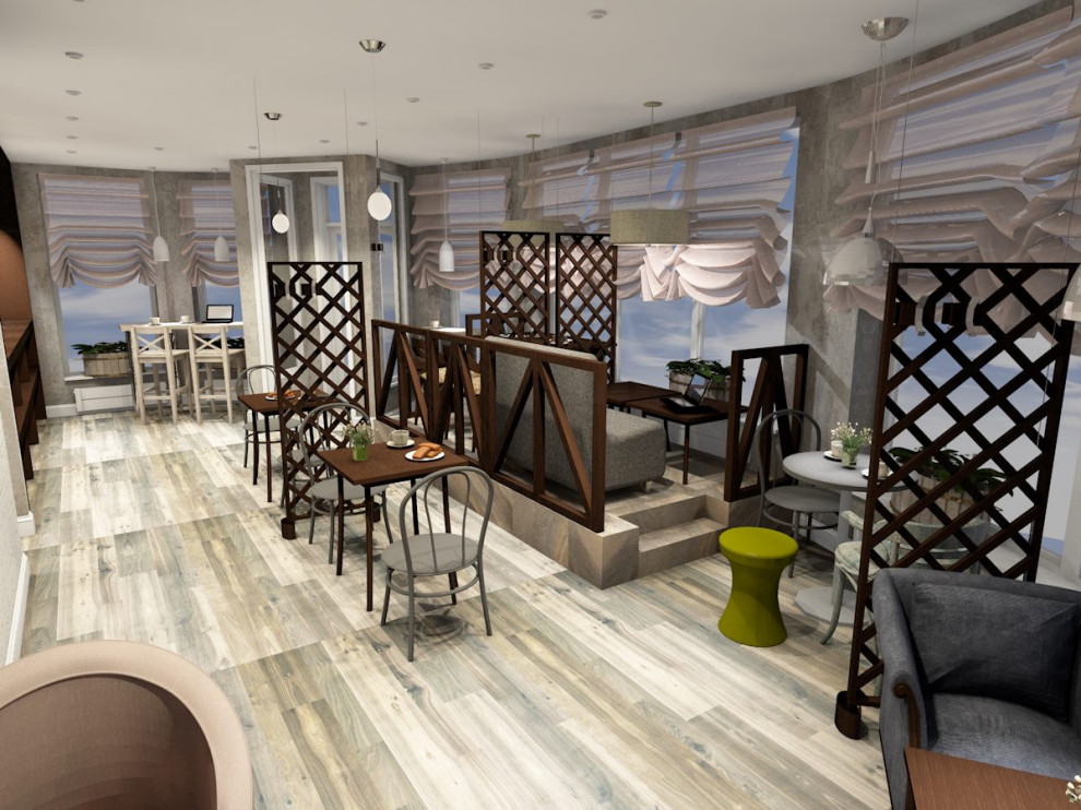 Дизайн-проект кафе быстрого питания в Новокузнецке