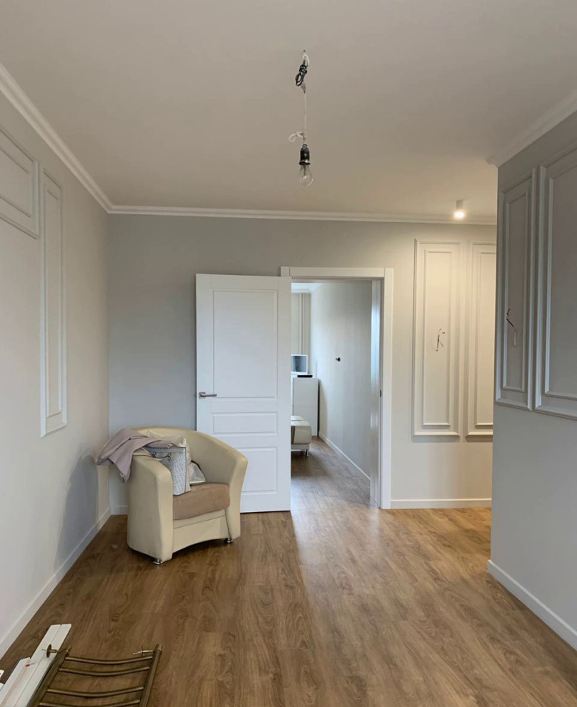 Design apartment in Krasnoyarsk 37 m² in neoclassical style