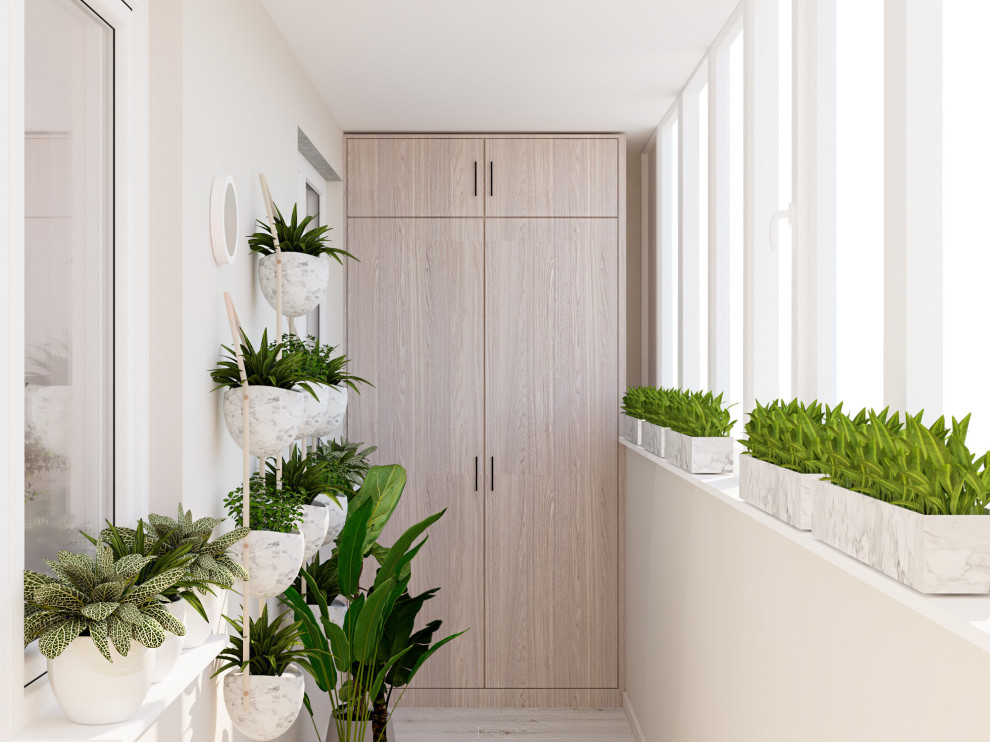 Вариант интерьера в светло-бежевых оттенках