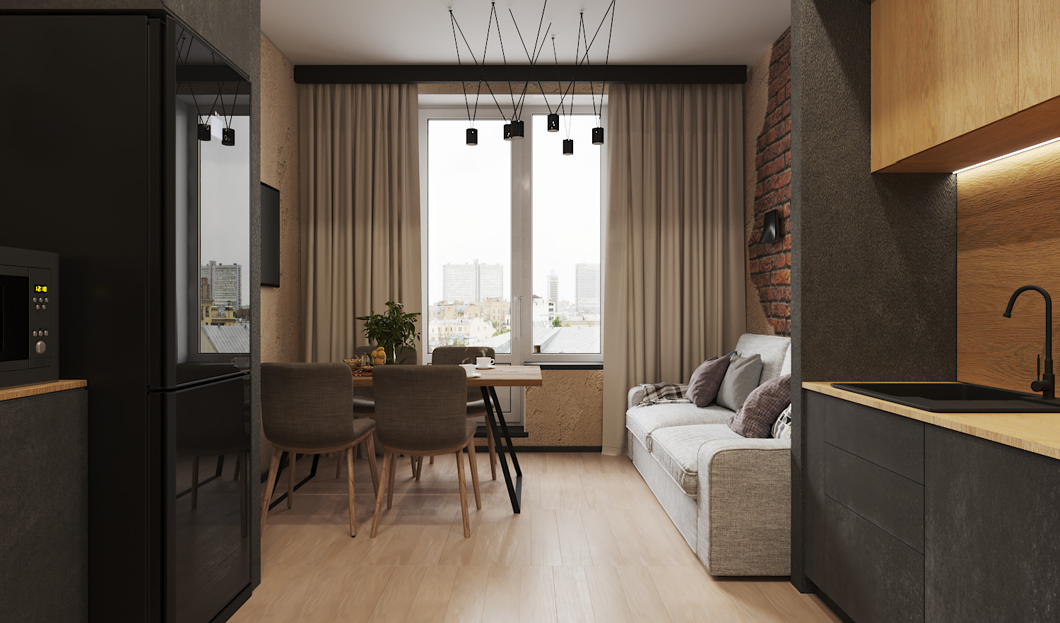 Немного лофта в городской квартире