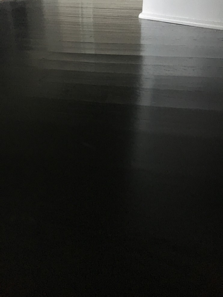 Hardwood new floors cupping