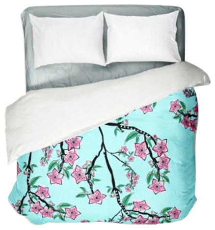 Cherry Blossom Duvet Cover Asian Duvet Covers And Duvet Sets