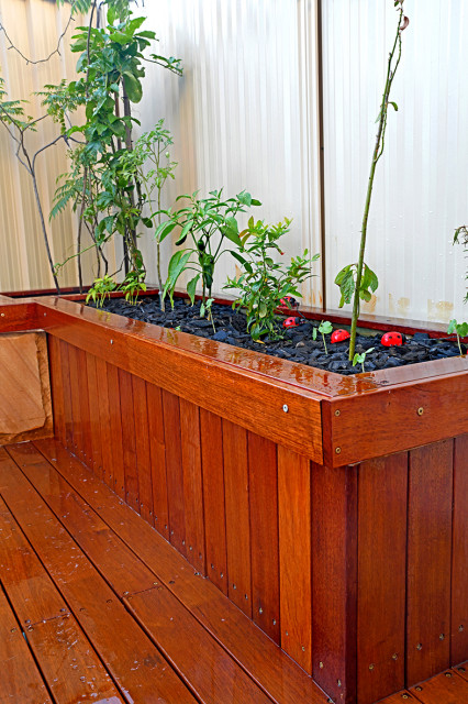 Backyard Makeover asiatisk-terrasse