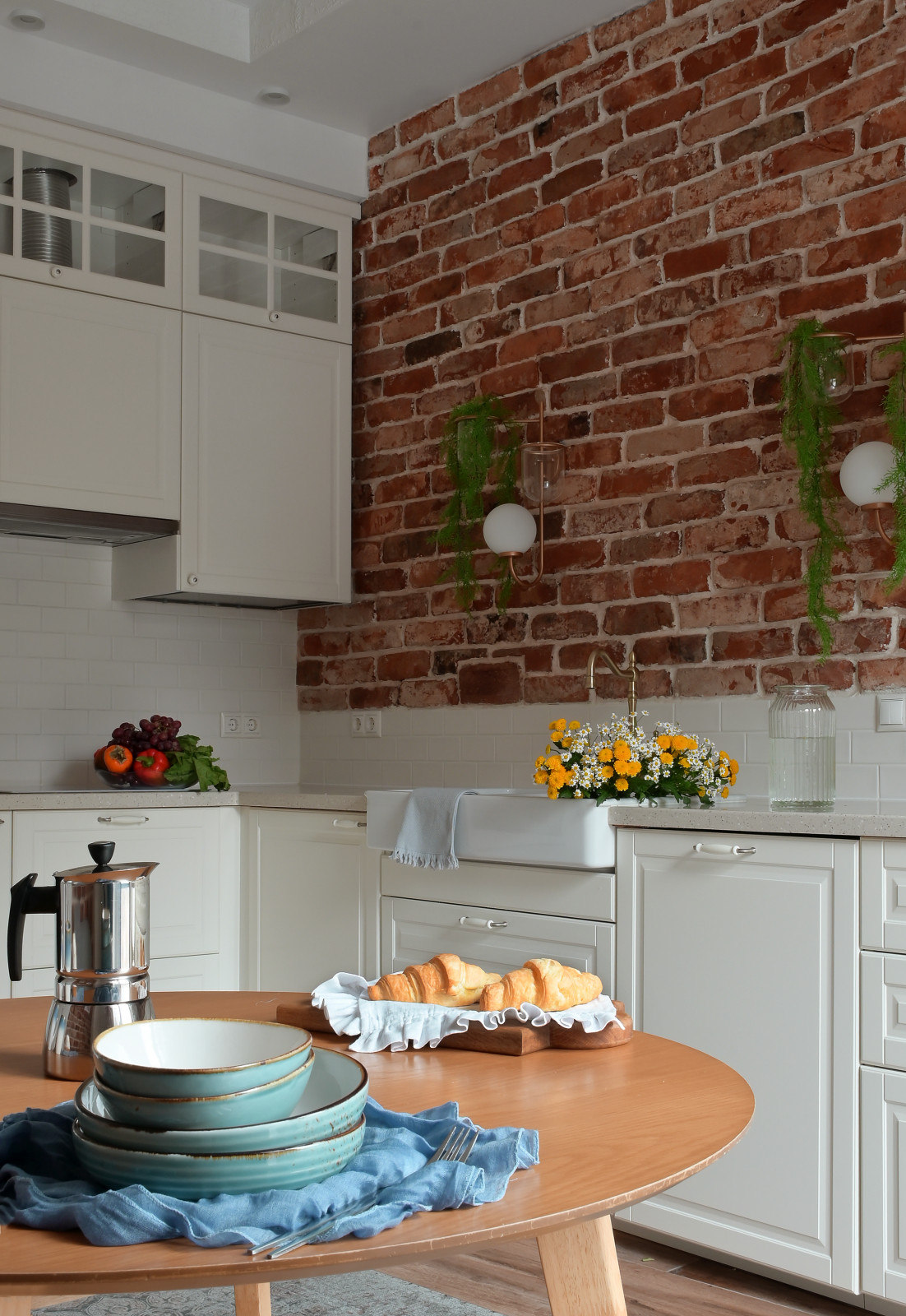 Просторная квартира с природными мотивами