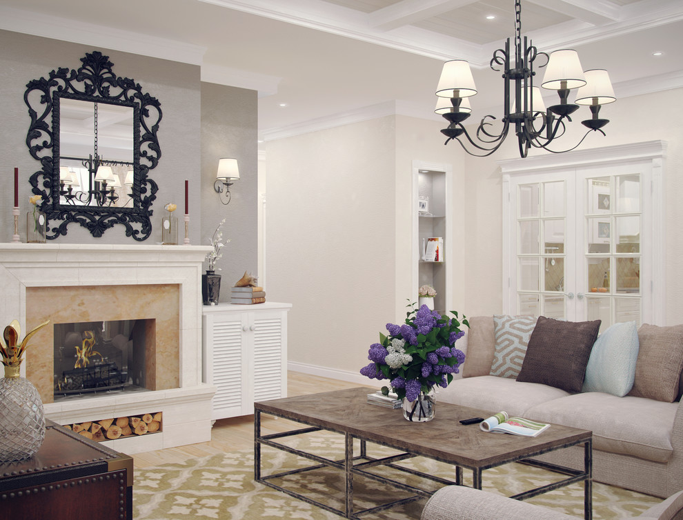 Интерьер загородного дома в стиле Кантри