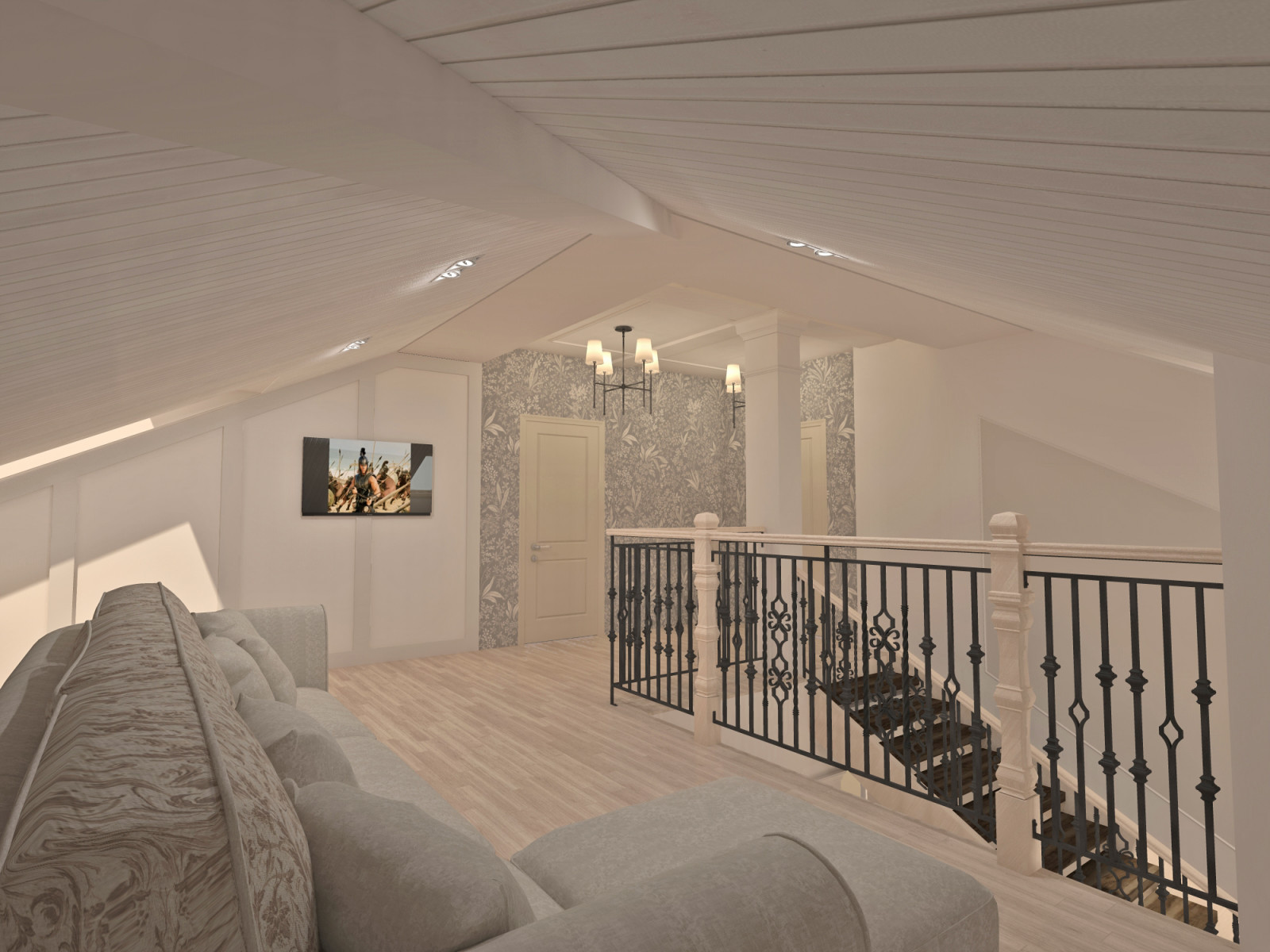 Холл 3 этажа