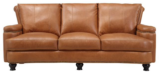 Nathan Top Grain Italian Leather Sofa Traditional Sofas By Nathan Top Grain Italian Leather Sofa
