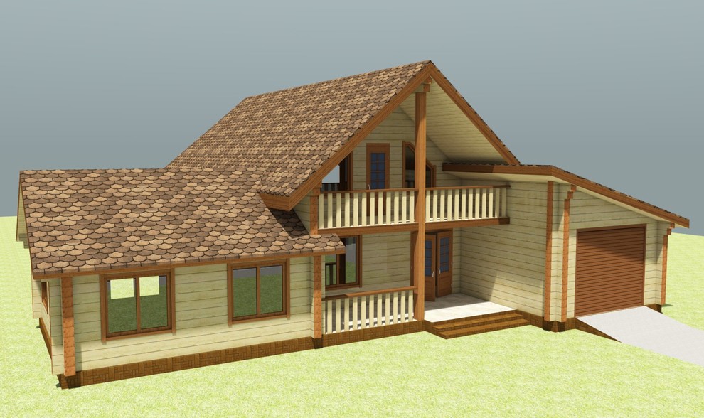 Проект дома из клееного бруса