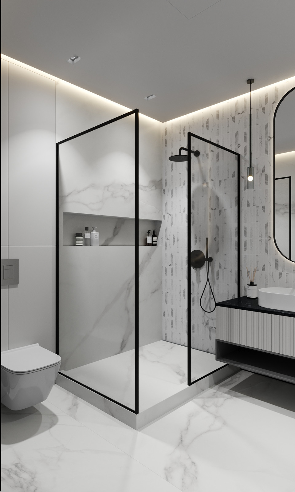 Дизайн интерьера квартиры в современном стиле в ЖК Небо