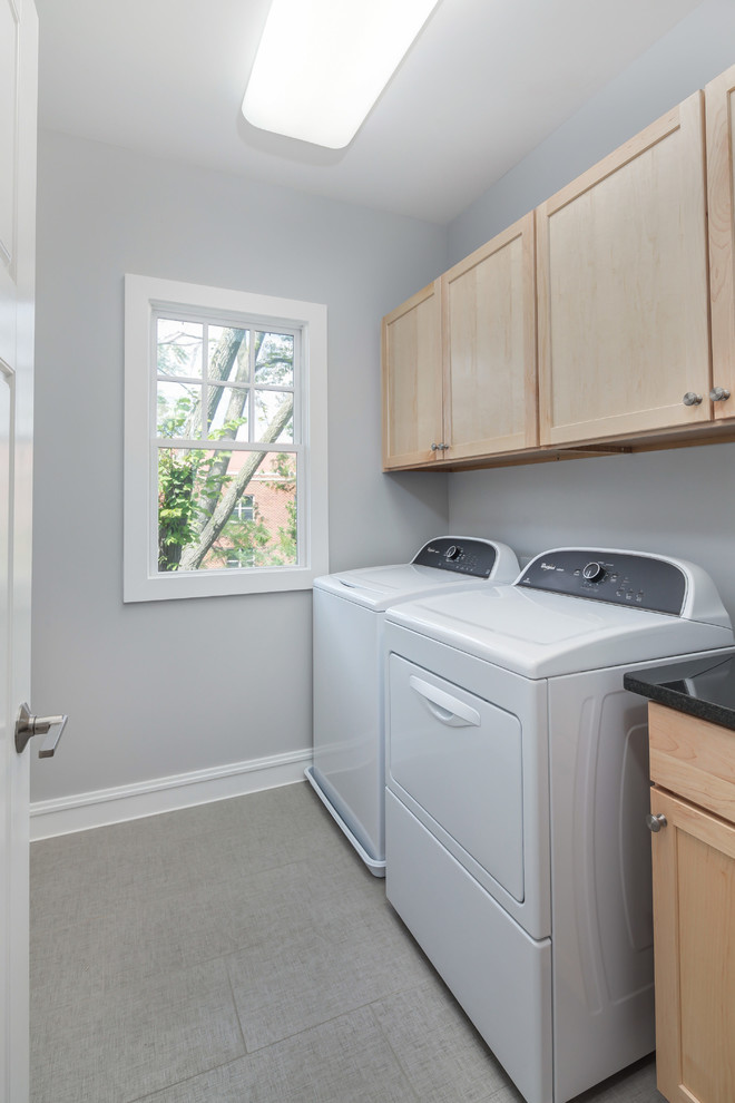 Example of an arts and crafts laundry room design in DC Metro