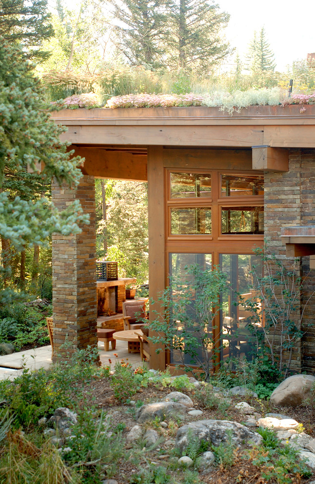 Inspiration for a country patio in Denver.