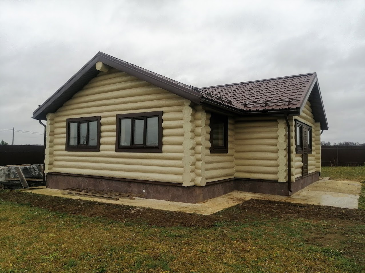 Бревенчатая баня