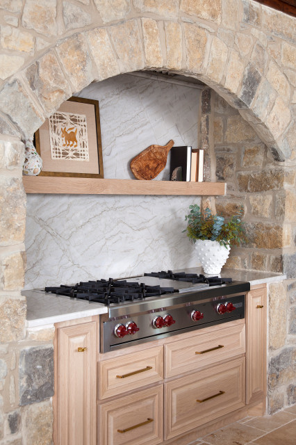 Small Drive Remodel mediterranean-kitchen