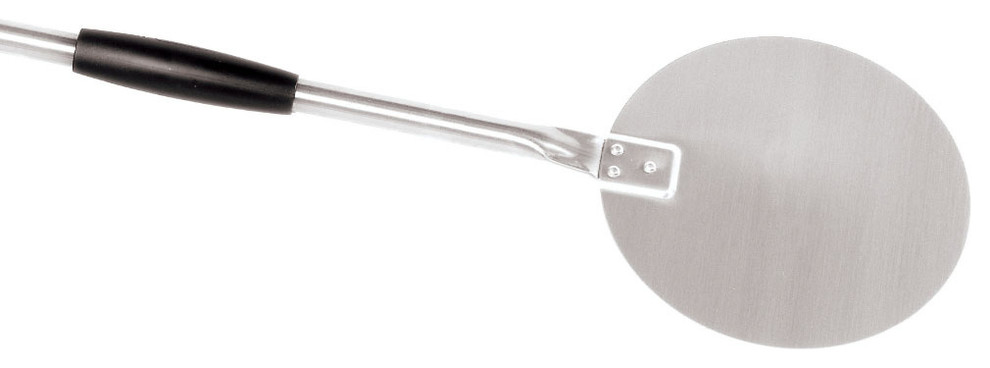 9-in. Diameter Plain Stainless-Steel Pizza Peel, 59-in. Long Handle