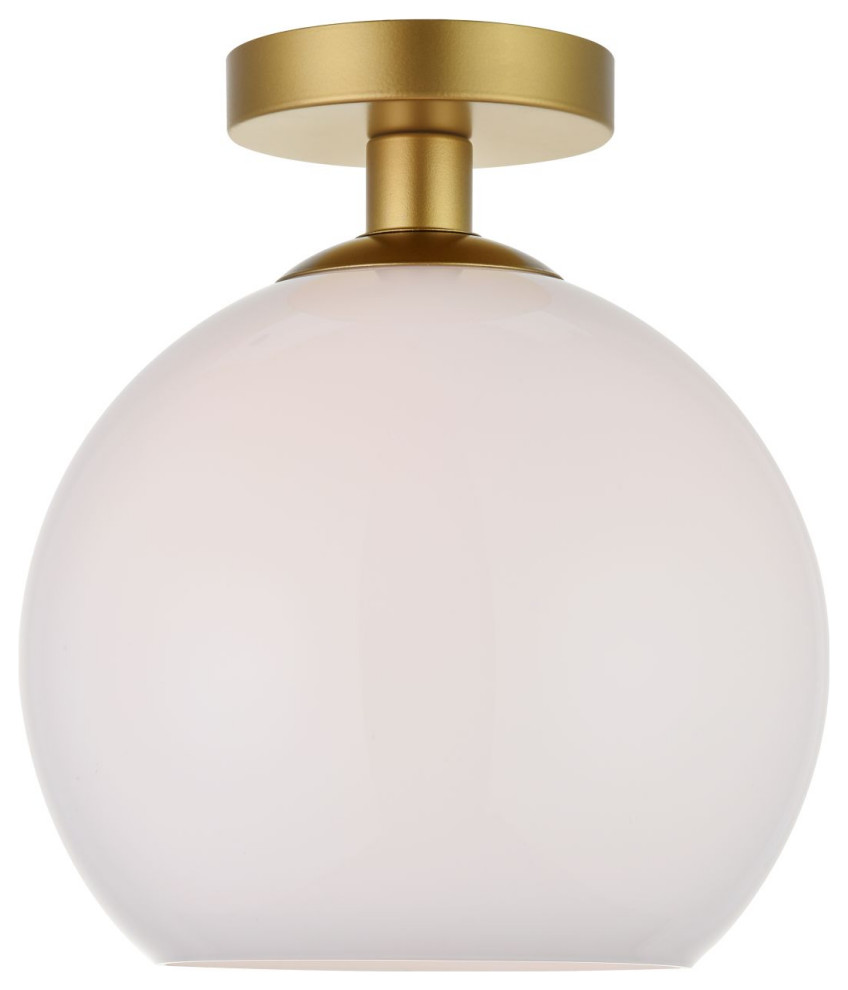 Mid century Modern 1 Light Flush Mount Transitional Flushmount