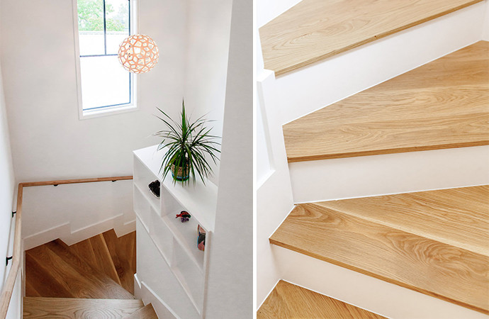 Fotos de escaleras | Diseños de escaleras de caracol de estilo de casa de  campo - may 2023 | Houzz ES