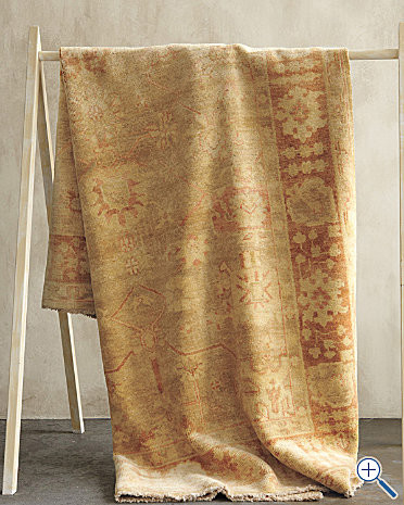 Eileen Fisher Hand-Knotted Oushak Rug