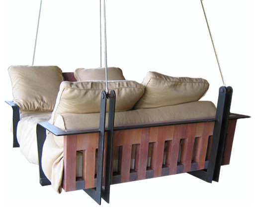 Manhattan Full Swingbed, Painted Country Cream, Cypress Wood