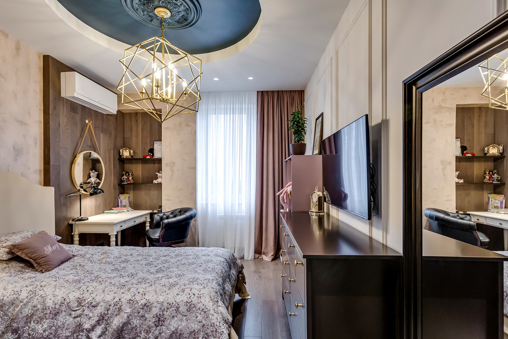 Фото реализации проекта "Квартира в доме с часами"