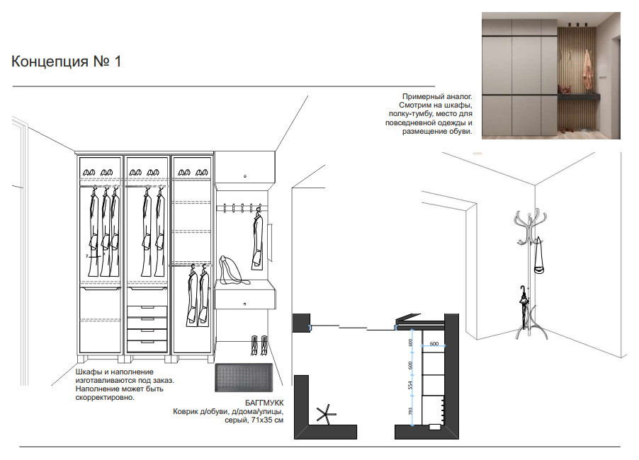 Концептуальные коллажи для частных интерьеров.