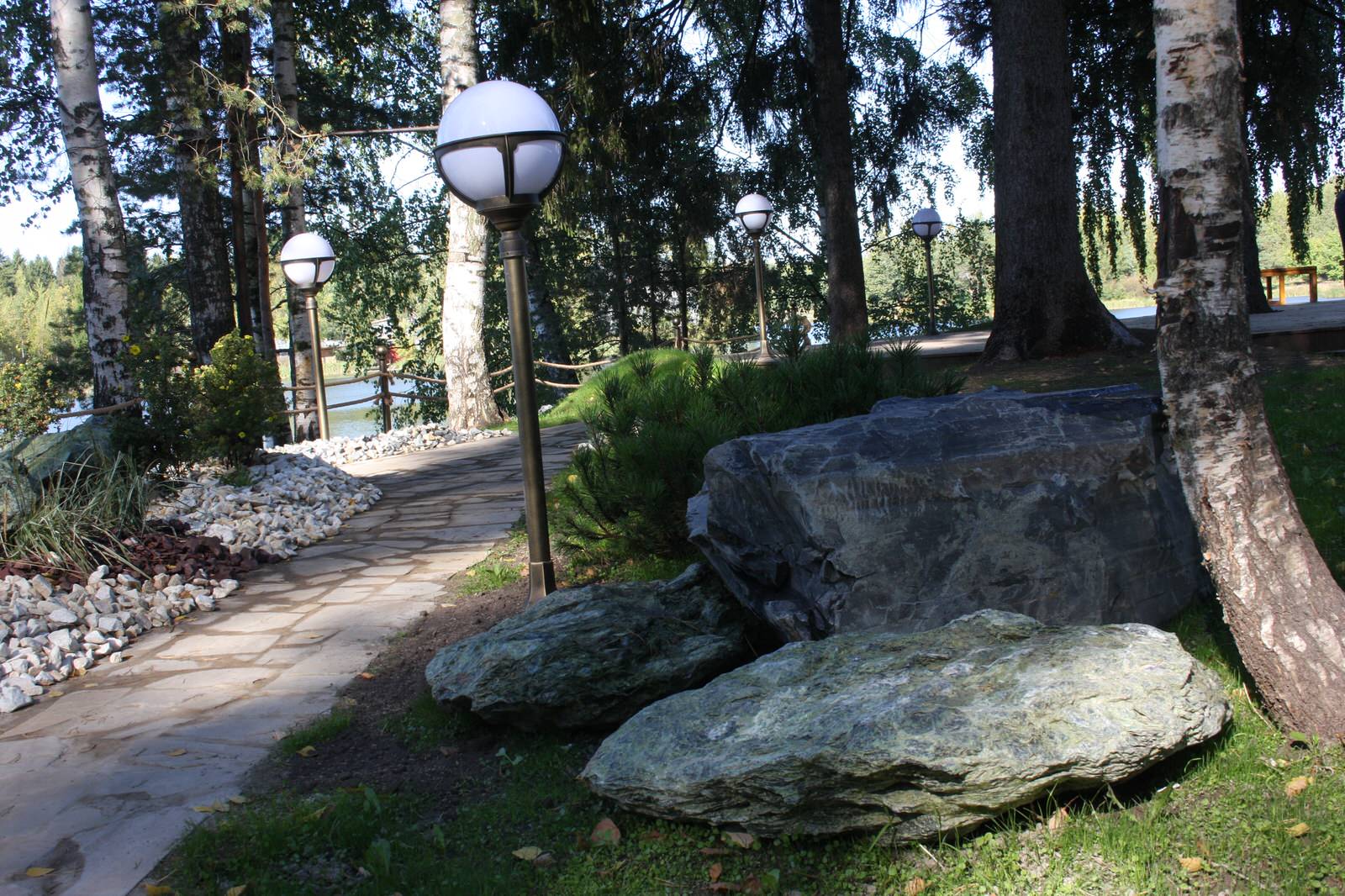 Каменные отсыпки и рокарий