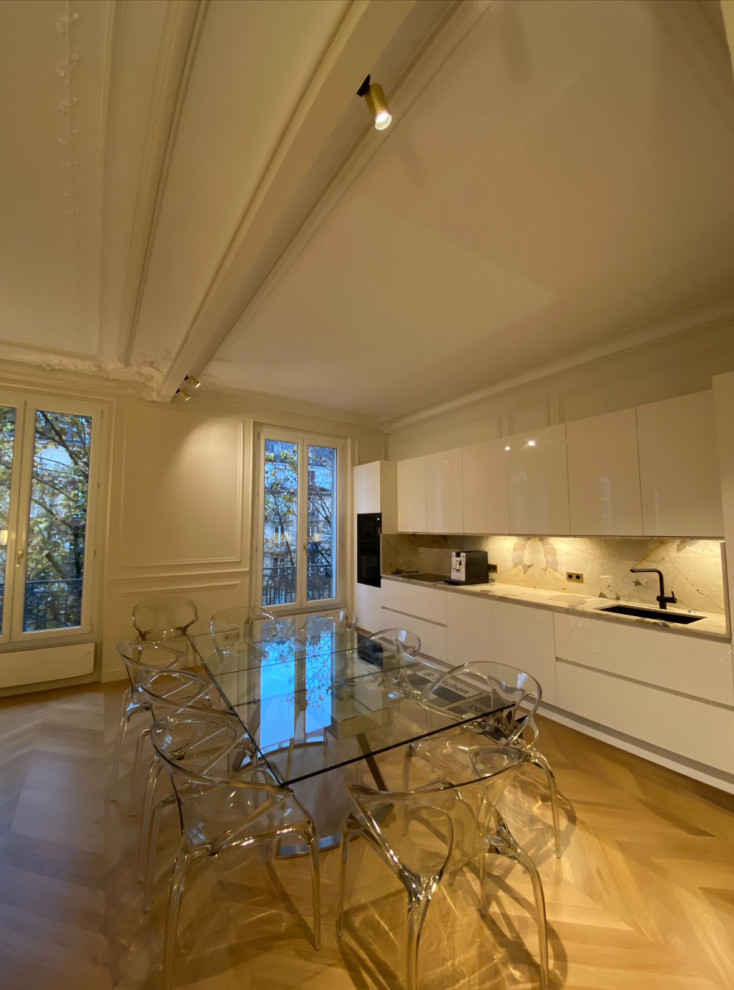 Projet Haussmann - Rénovation complète d'un appartement de 188m2.