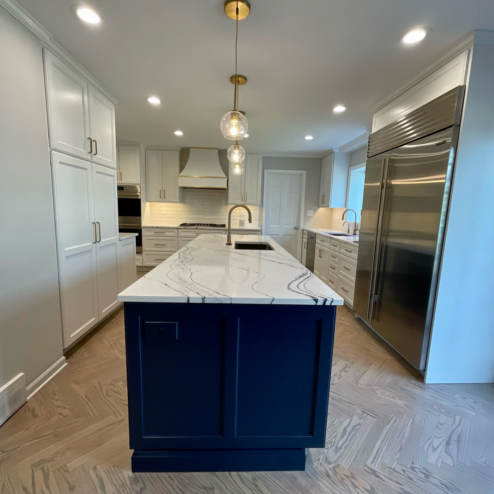 Kitchen - transitional kitchen idea in Chicago