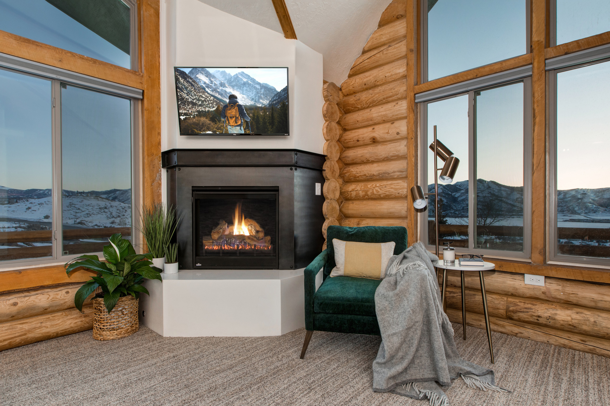 Modern Rustic Log Home Furniture Project on a Dime!