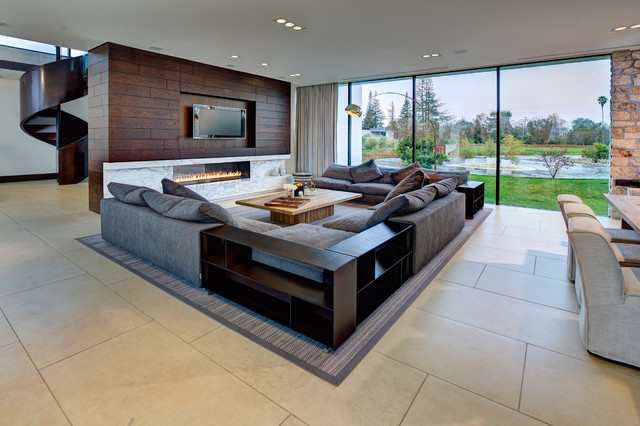 Inside Outside House modern-living-room