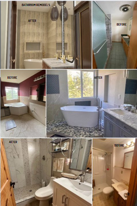 Transitional bathroom - contemporary bathroom remodels