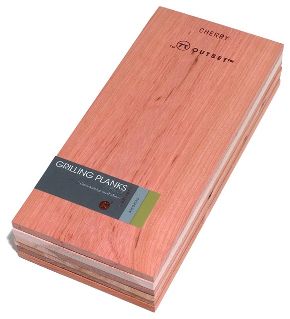 Outset Assorted Wood Grilling Planks, Set of 6 Transitional Grill