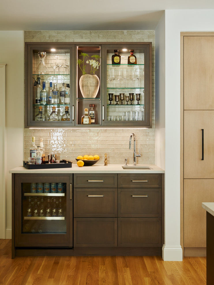 Transitional Home Bar Living Large - Transitional - Home Bar - Boston - by Interiology Design ...