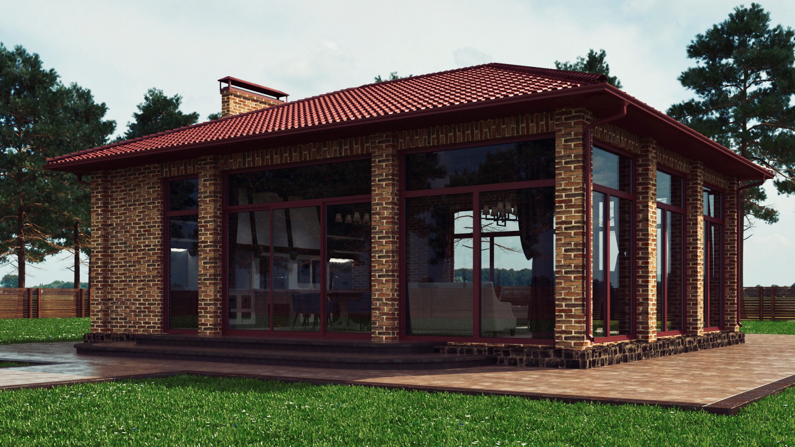 Landscape design of the territory (Moscow region 2022)