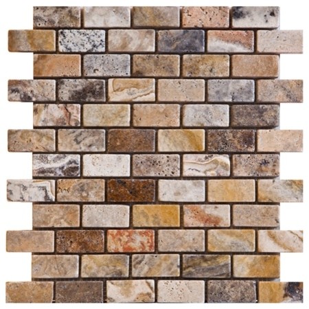 Scabos Tumbled Travertine Tiles