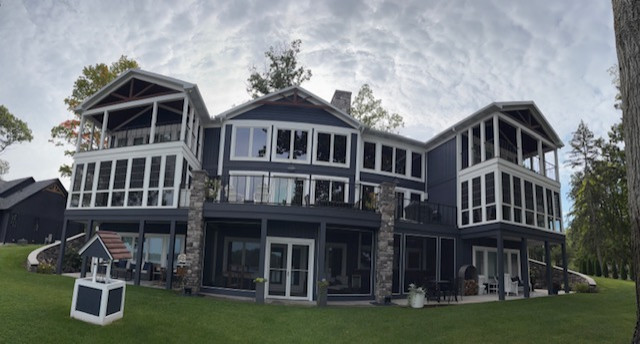 Modern Farmhouse Lakefront Estate