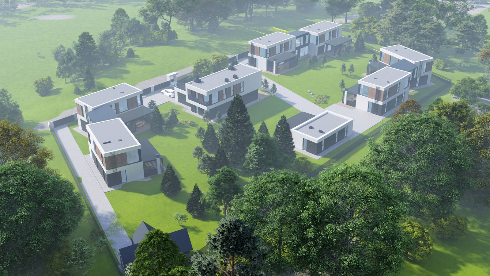 Complex of modern houses Ust-Kachka