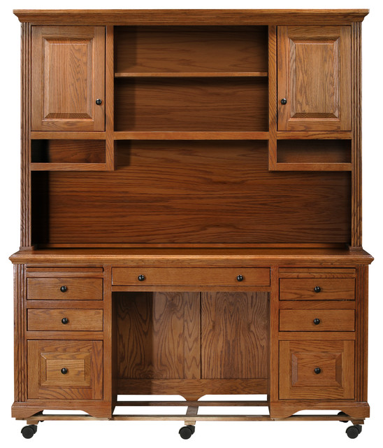 Oak Ridge Double Pedestal Desk
