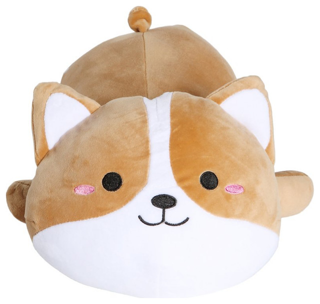 Excited Plushy, 45cm Contemporary Decorative Pillows by Petorama Houzz