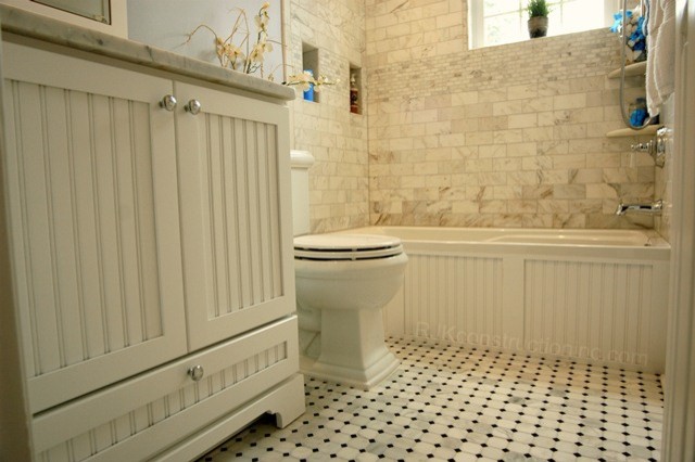 cape cod chic bathroom - traditional - dc metro -rjk