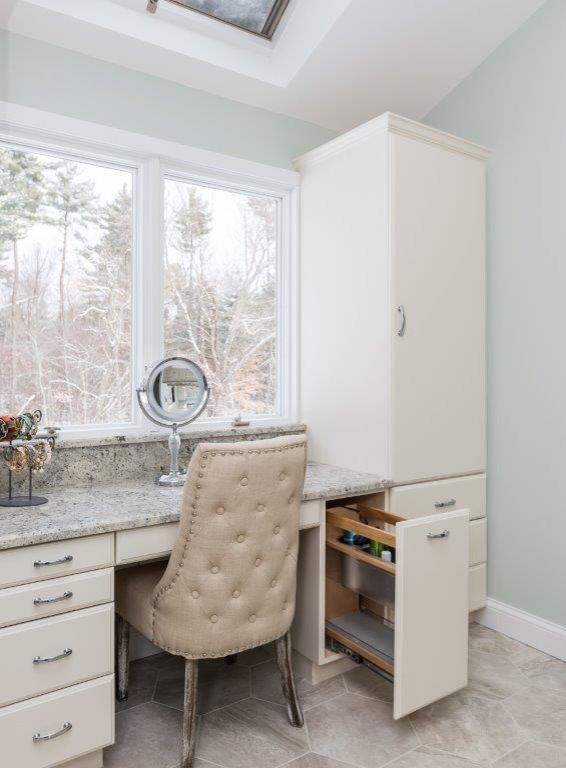 Inspiration for a transitional bathroom remodel in Boston