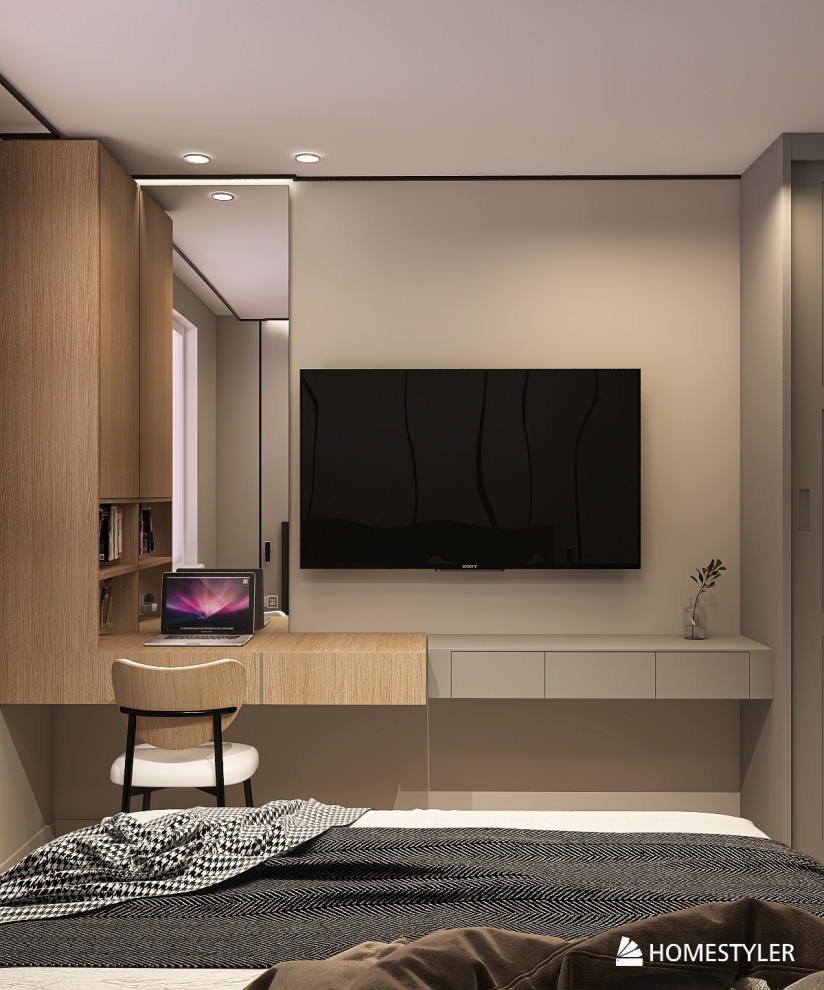 Проект 2-комнатной квартиры для молодого человека