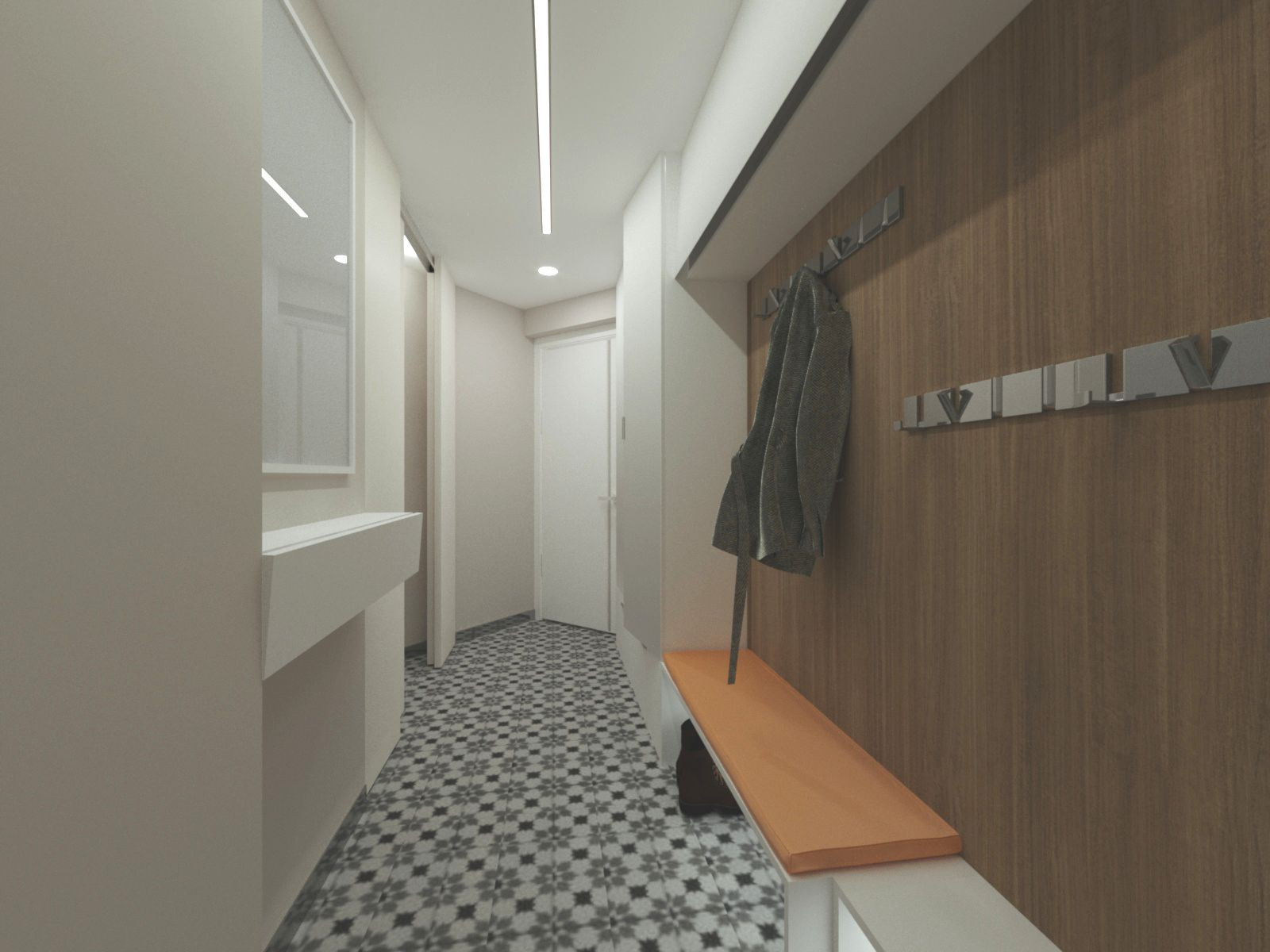 Четырехкомнатная квартира в современном стиле для творческой семьи.