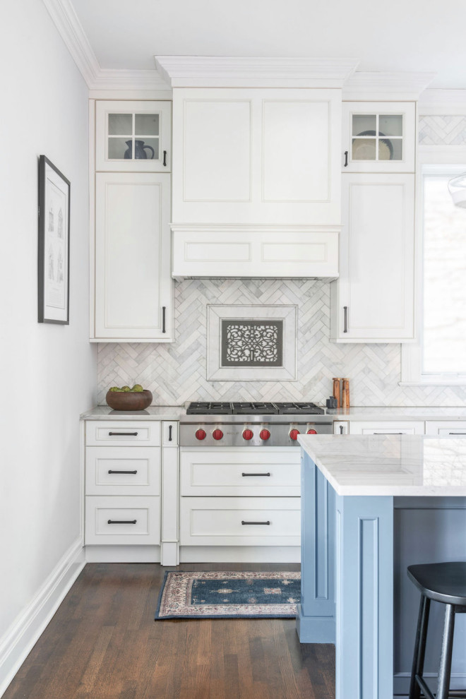 Transitional kitchen photo in Chicago