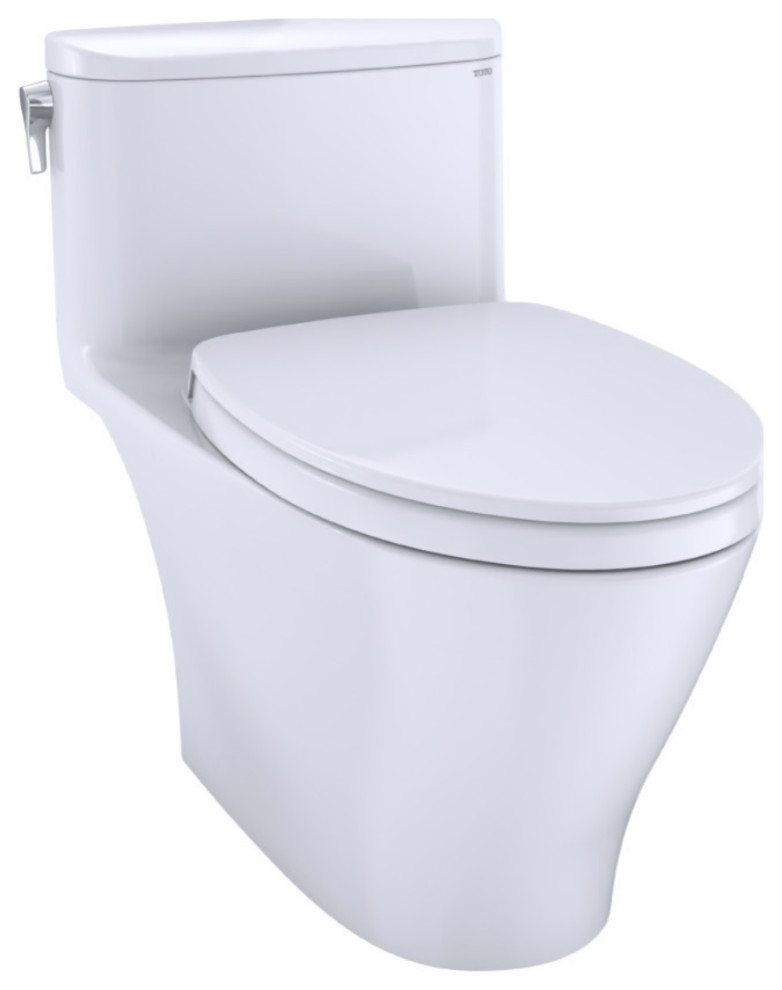 Toto Nexus 1P 1.0GPF UHt Toilet With CEFIONTECT&Seat WASHLET+ CW-MS642124CUFG#01