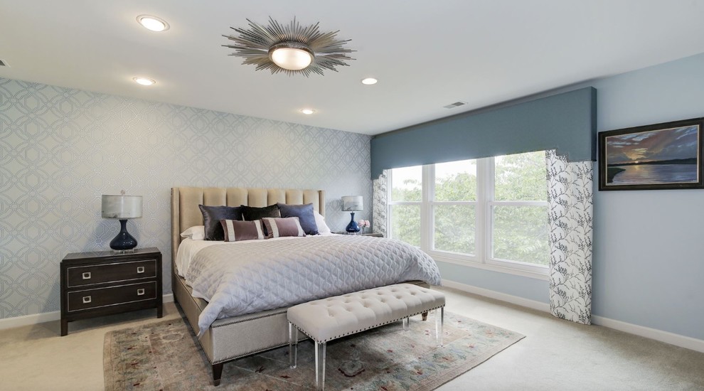Example of a transitional home design design in DC Metro